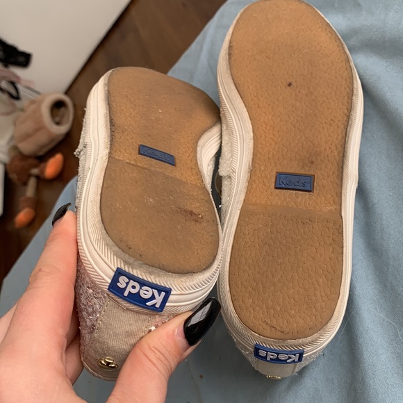 Glitter Keds X Kate Spade 8.5 white - Picture 4 of 6